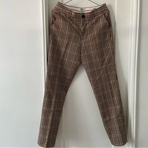 Scotch & Soda Lowry Winter Edition Plaid Brown Pants